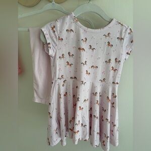 Magnetic Me Pink Horse Print Dress